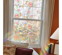 WBQMUNY Pellicola per la privacy arcobaleno per finestra, pellicola iridescente, adesivo statico per finestra, cattura sole, 40 x 100 cm