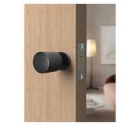 WBRSybUK Serratura For Porta Invisibile Minimalista Nera Maniglia Nascosta Su Un Solo Lato Stanza Segreta Porta Segreta Sfondo Muro Serratura(Black)