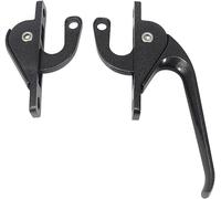 WBTAJZHY Maniglia di bloccaggio dell'anta, Maniglia di Collegamento con Biella su e Giù Vecchio Stile Maniglia for Porte e finestre Maniglia for finestre Aperte(Svart)