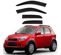 WBWBB Deflettori Laterali per Toyota Terios MK2-J200 2006-2016, Deflettori d'Aria Antivento Antipioggia Deflettore per Vetri Laterali Parapioggia Finestrini