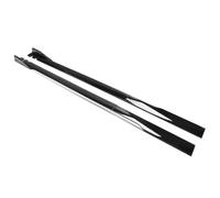 WBWBB Minigonne Laterali Auto per Audi Q3 F3 2018-2023, Estensione Laterale Diffusore Separatore Laterale Kit Alettoni AntiGraffio Pedane,A-White