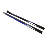 WBWBB Minigonne Laterali Auto per BMW 1 Series F20 4 Door 2012-2019, Estensione Laterale Diffusore Separatore Laterale Kit Alettoni AntiGraffio Pedane,A-Blue