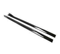 WBWBB Minigonne Laterali Auto per BMW 1 Series F20 4 Door 2012-2019, Estensione Laterale Diffusore Separatore Laterale Kit Alettoni AntiGraffio Pedane,A-Black
