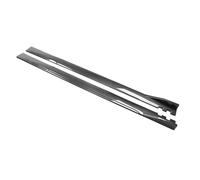 WBWBB Minigonne Laterali Auto per BMW 1 Series F20 4 Door 2012-2019, Estensione Laterale Diffusore Separatore Laterale Kit Alettoni AntiGraffio Pedane,A-Carbon Fiber Look Black