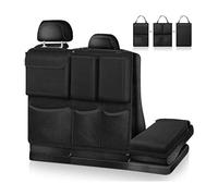 WBWBB Organizer Bagagliaio Auto per VW T6 T5 Multivan/Caravelle/Transporter 2016-2023, Contenitore Portaoggetti da Appendere Baule Porta Oggetti Impermeabile Accessori,Black