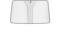 WBWBB Parasole Auto Parabrezza Anteriore per Jaguar X El 2017-2024, Protezione UV e Anti-Calore Pieghevole Leggero Antivento Accessori Auto,Silver