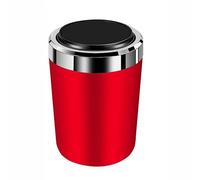 WBWBB Posacenere Auto per Dacia Sandero Stepway, Rimovibile Facile da Pulire Portacenere Autoestinguente con Coperchio Autoestinguente per Auto,Red