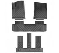 WBWBB Tappetini Auto in TPE per Rivian R1S 2022 (LHD), Set Completo Anteriore e Posteriore Antiscivolo Impermeabile Tappeto Protezione Accessori