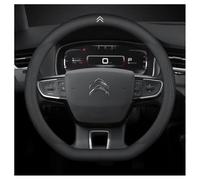 WBZHUSS Coprivolante Auto, per Citroen C3 Aircross SUV 2017-2021 Antiscivolo Coprivolante Traspirante Facile da installare Volante Protezione Decorazione Accessori,A-O-38CM
