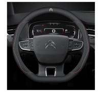 WBZHUSS Coprivolante Auto, per Citroen C3 Aircross SUV 2017-2021 Antiscivolo Coprivolante Traspirante Facile da installare Volante Protezione Decorazione Accessori,C-O-38CM