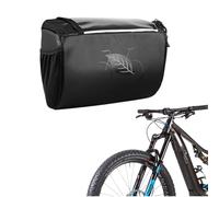 WBZOWRB 1 Pezzi Borsa Manubrio Bici 27*18Cm, Borsa Da Manubrio Con Touch Screen In Pvc, Borsa Per Bicicletta, Portaborse Per Bici, Impermeabile Borsa Telaio Bici Con Motivo Riflettente Per E-Bike Mtb