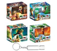 WBZOWRB Scatola Box 36 bustine Skifidol Italian Brainrot mix Psichedelico - Trading Card Game - Gioco di carte collezionabile + portachiave fischietto,Quattro diversi tipi di confezionamento,B
