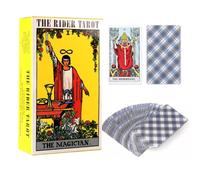 WBZOWRB Tarocchi, Mazzo di Tarocchi Olografici Gioco di Lettura del Futuro per Principianti e Giocatori Professionisti - Rider Tarot, 1 scatola