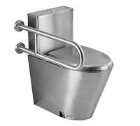 WC a doppio scarico ad alta efficienza - risparmio idrico, sedile con chiusura ammortizzata, comfort allungato, grado commerciale