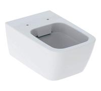 WC a parete Geberit iCon Square lavabo profondo, senza bordo di risciacquo, f...