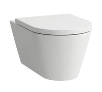 WC a parete LAUFEN Kartell, lavabo profondo, con Silent Flush senza bordo di ...