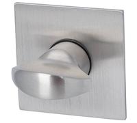 WC Alpertec Rosetta Coppia edelstahlfarbig piatto per porte da bagno con catenacci maniglia della porta maniglia porta guarnizioni, 32458145 K1