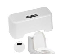 WC automatico - Sensore esterno, scarico intelligente | Kit sensore a infrarossi a mani libere con batteria ricaricabile per download automatico di servizi igienici per bagno, casa, ufficio