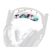 WC BandZ A50 - Kit di sostituzione della fascia migliorata per Astro A50 Gen 4, Gen 5 e A50X di Wicked Cushions | Comfort migliorato, stile e facile installazione | 90's White