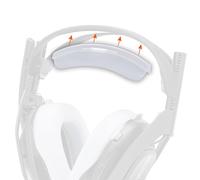 WC BandZ A50 - Kit di sostituzione della fascia migliorata per Astro A50 Gen 4, Gen 5 e A50X di Wicked Cushions | Comfort migliorato, stile e facile installazione | White