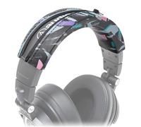 WC BandZ ATH - Copertura per fascia migliorata per Audio Technica ATH M50X / M50XBT / M50 / M40X / M40 / M40FS / M30X / M30 / M20X / MSR7 di Wicked Cushions | 90's Black