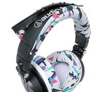 WC BandZ V2 Copri archetto protettivo per cuffie Audio Technica serie ATH M - Lavabile in lavatrice, non si sfalda - Compatibile con M50X / M50XBT / M50 / M40X e altri modelli | 90's White