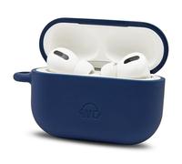WC CaseZ AirPods Pro - Custodia protettiva in silicone morbido con portachiavi per Apple AirPods Pro e AirPods Pro 2 di Wicked Cushions | Antiurto e resistente alla polvere | Navy
