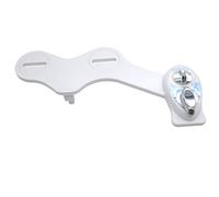 WC con doccetta igienica BisBro Deluxe 2077 | Sedile bidet a installazione sotto il copriwater | Acqua calda/fredda | Nessuna elettricità | Ideale per mancini