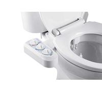 WC con doccetta igienica BisBro Deluxe Comfort | Sedile bidet con acqua calda | Facile da installare sotto il copriwater | Nessuna elettricità | Getto intimo femminile
