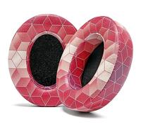WC Cuscini di ricambio per Beats Studio 2 e 3 (B0501, B0500) con e senza fili di Wicked Cushions | NON SI ADATTA Beats solo | Pelle morbida, schiuma migliorata e adesivo più forte | Hex Red