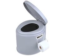 WC da campeggio, portatile, a secchio, con seduta & coperchio, WC per compostaggio, capacità: 7 l