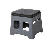 WC esterno, WC auto, bagno portatile da viaggio, design leggero pieghevole, uso crisi per adulti e bambini, campeggio, escursionismo, viaggio su strada, 30,5 cm, colore nero, 1 pezzo