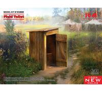 WC (Field Toilet) Diorama Accessory1:35 Plastic Model Kit ICM