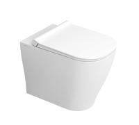 WC Filo Muro Traslato Rimless Senza Brida In Ceramica Bianco Lucida Linea Mirto L 36 x P 55 x H 41 Cm