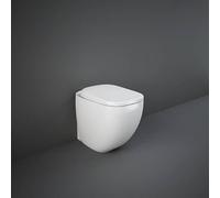 WC filomuro in ceramica bianco alpino 52x38 cm - Illusion | Rak Ceramics