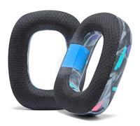 WC FreeZe A30 - Cuscinetti in gel rinfrescante compatibili con le cuffie Logitech Astro A30 di Wicked Cushions - Comfort, durata, spessore e isolamento acustico elevati | 90's Black