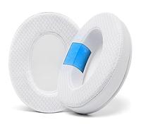 WC FreeZe - Cuscinetti auricolari di ricambio in gel di raffreddamento in tessuto ibrido - Compatibili con HyperX Cloud, Steelseries Arctis, ATH M50X - Extra comodi, freschi e resistenti | Bianco