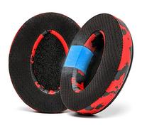 WC FreeZe - Cuscinetti in gel per ATH M50X / SteelSeries Arctis/HyperX | Da Wicked Cushions | Per Arctis, ATH M50X, Turtle Beach Stealth e altro. Più fresco più a lungo | Red Camo