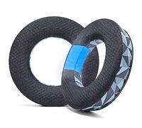 WC FreeZe DT770 - Cuscinetti auricolari in gel di raffreddamento per cuffie Beyerdynamic DT770, DT990, DT880, MMX300, DT1770, DT1990 | Esterno in tessuto sportivo, isolamento acustico | Geo Grey