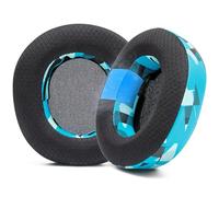 WC Freeze Nova Pro Wireless - Cuscinetti auricolari in gel rinfrescante per Arctis Nova Pro Wireless e Nova Elite (non compatibili con altri modelli), di Wicked Cushions, extra spessi | Cyan Prism