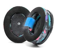 WC FreeZe Penrose - Cuscinetti di raffreddamento in gel per Audeze Penrose e Mobius, prodotti da Wicked Cushions, con durata, spessore e isolamento acustico migliorati | 90's Black