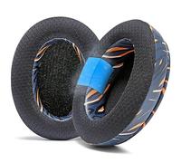 WC Freeze per Arctis Nova - Cuscinetti sostitutivi in gel di raffreddamento per tessuto ibrido per Arctis Nova Pro Wired, Nova 7, 5, 4, 3, 1 - Prodotto da Wicked Cushions | Navy Tiger