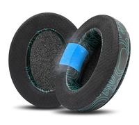 WC Freeze per Arctis Nova - Cuscinetti sostitutivi in gel di raffreddamento per tessuto ibrido per Arctis Nova Pro Wired, Nova 7, 5, 4, 3, 1 - Prodotto da Wicked Cushions | Midnight FrankP