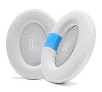 WC Freeze QC Ultra - Cuscinetti auricolari di ricambio in gel rinfrescante per cuffie Bose Quietcomfort Ultra, realizzati da Wicked Cushions | Tessuto traspirante e extra spesso | White Smoke
