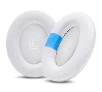 WC Freeze QC Ultra - Cuscinetti auricolari di ricambio in gel rinfrescante per cuffie Bose Quietcomfort Ultra, realizzati da Wicked Cushions | Tessuto traspirante e extra spesso | White