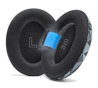 WC FreeZe QC Ultra - Cuscinetti auricolari sostitutivi in gel rinfrescante compatibili con Bose QuietComfort Ultra Gen 1 e Gen 2 di Wicked Cushions | Extra spessi e freschi | Geo Grey