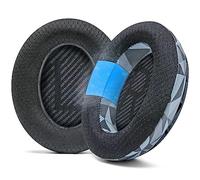 WC FreeZe QC35 - Cuscinetti auricolari in gel di raffreddamento per cuffie Bose QC35 e QC35ii (QuietComfort 35) e altro | Tessuto sportivo traspirante, gel rinfrescante | Geo Grey