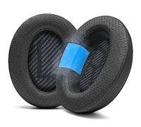 WC FreeZe QC35 - Cuscinetti auricolari in gel di raffreddamento per cuffie Bose QC35 e QC35ii (QuietComfort 35) e altro | Tessuto sportivo traspirante, gel rinfrescante | Black