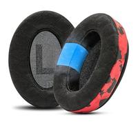 WC Freeze V2 Cloud Alpha - Cuscinetti auricolari in gel di raffreddamento angolati per HyperX Cloud Alpha e altro, di Wicked Cushions | Cuscinetti angolati per un comfort estremo | Red Camo