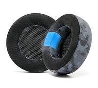 WC FreeZe Virtuoso - Cuscinetti in gel di raffreddamento in tessuto ibrido per cuffie da gioco Corsair Virtuoso di Wicked Cushions, extra spessi, resistenti e confortevoli | Nero Camo